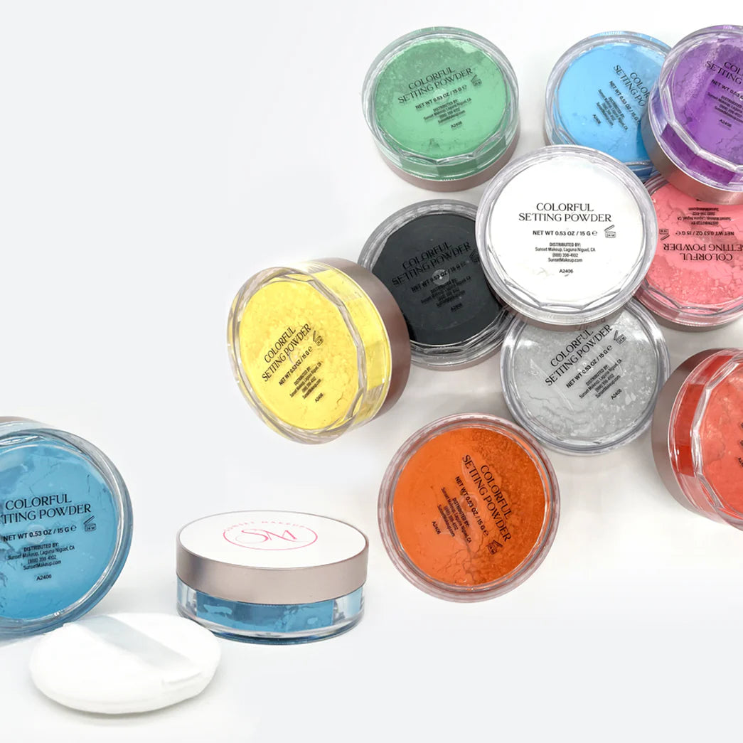 10 pc BUNDLE Colorful Setting Powder