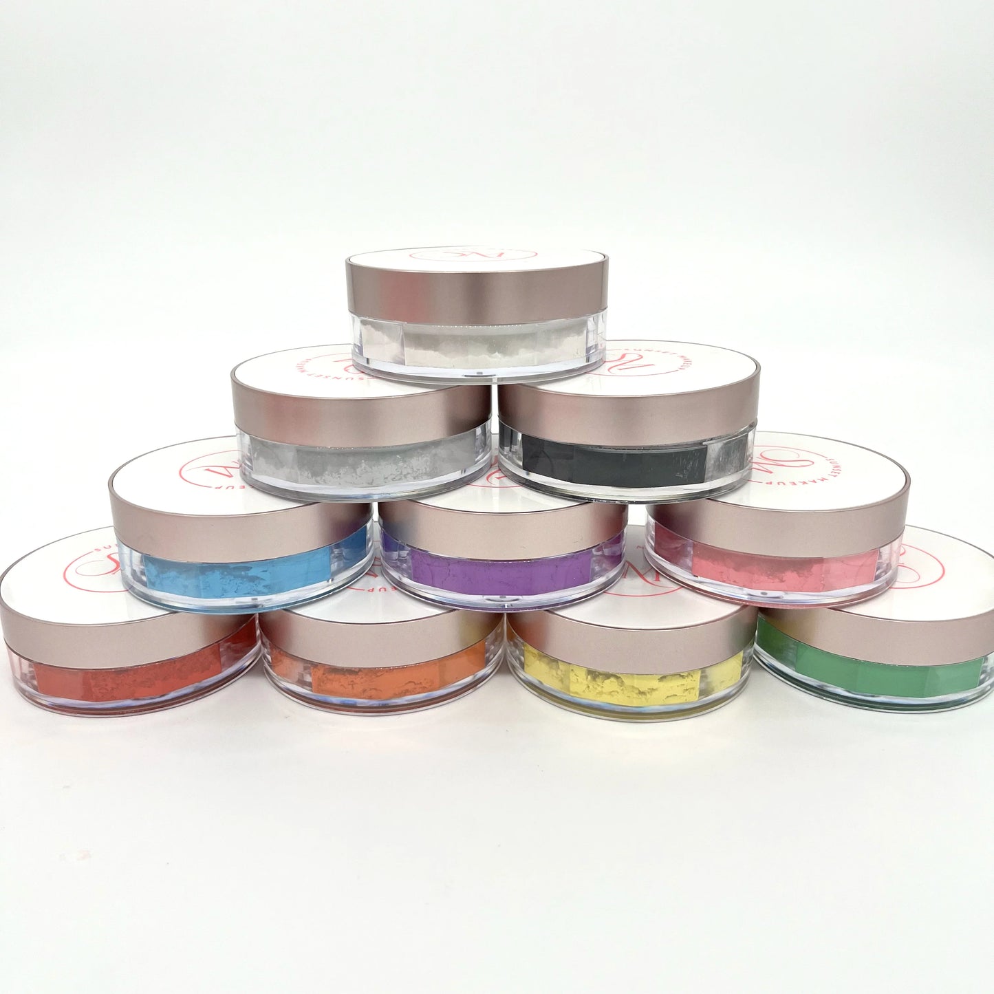 10 pc BUNDLE Colorful Setting Powder